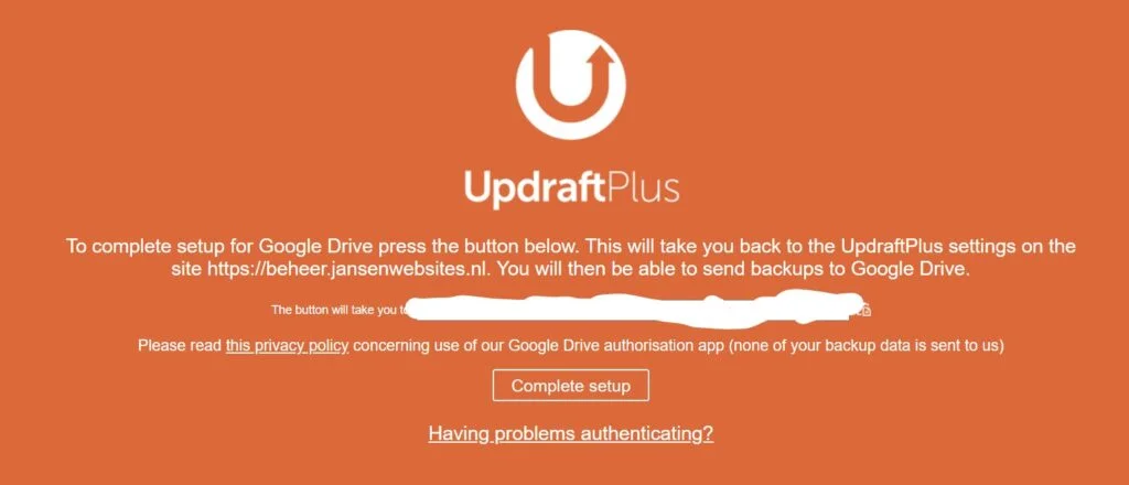WordPress backup maken 9 Complete-Setup